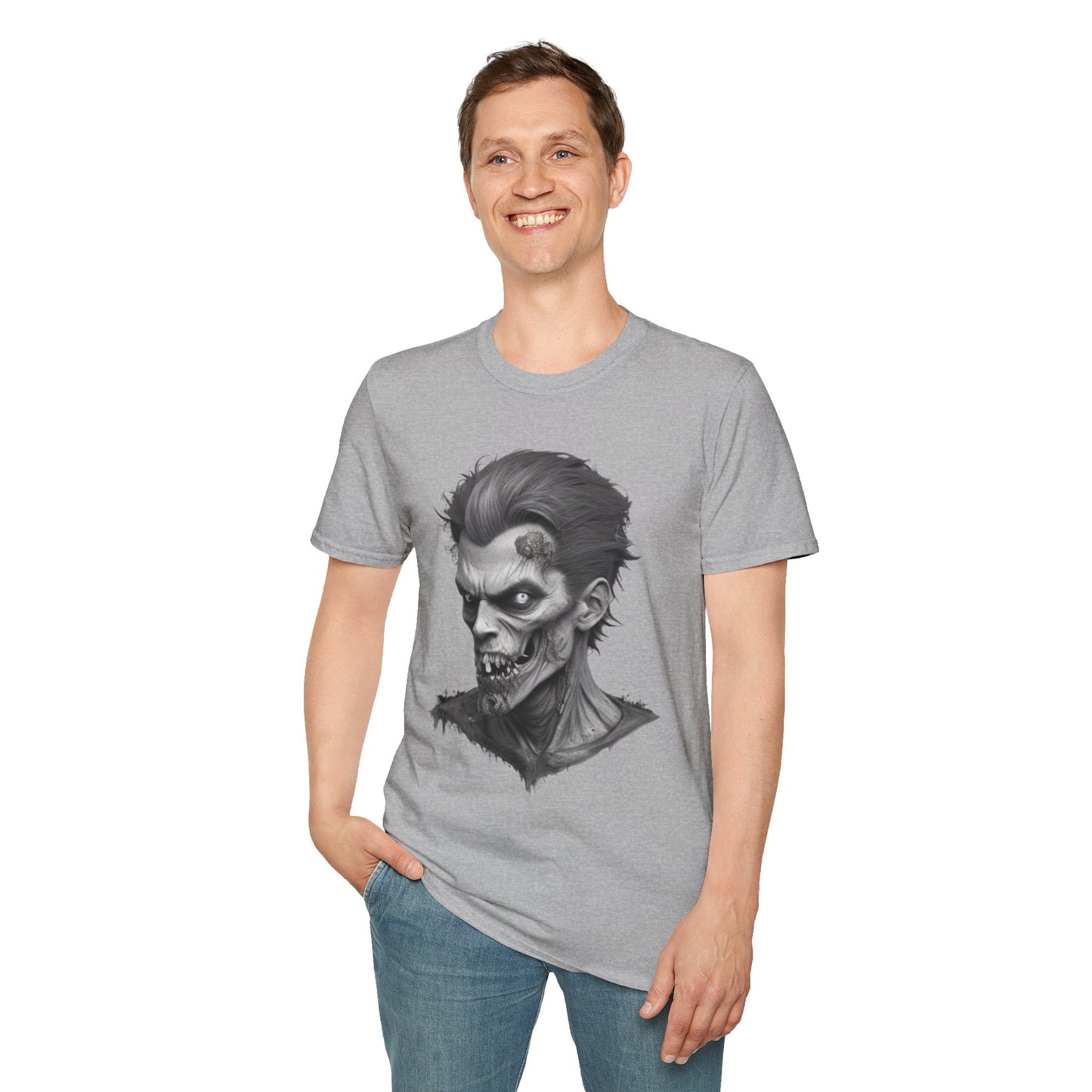 Dark Zombie Creepy Graphic Unisex Tee