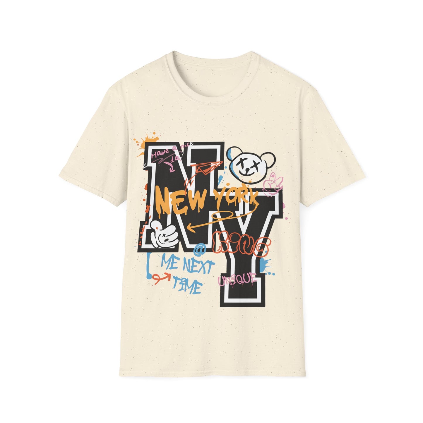 New York Graffiti NY Letter T-Shirt — Urban Street Art Tee