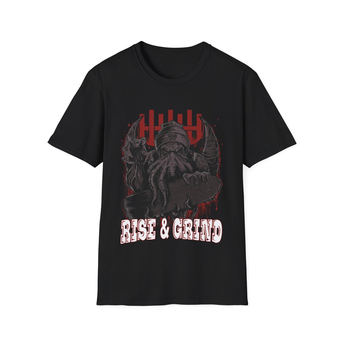 Rise & Grind Cthulhu Graphic T-Shirt
