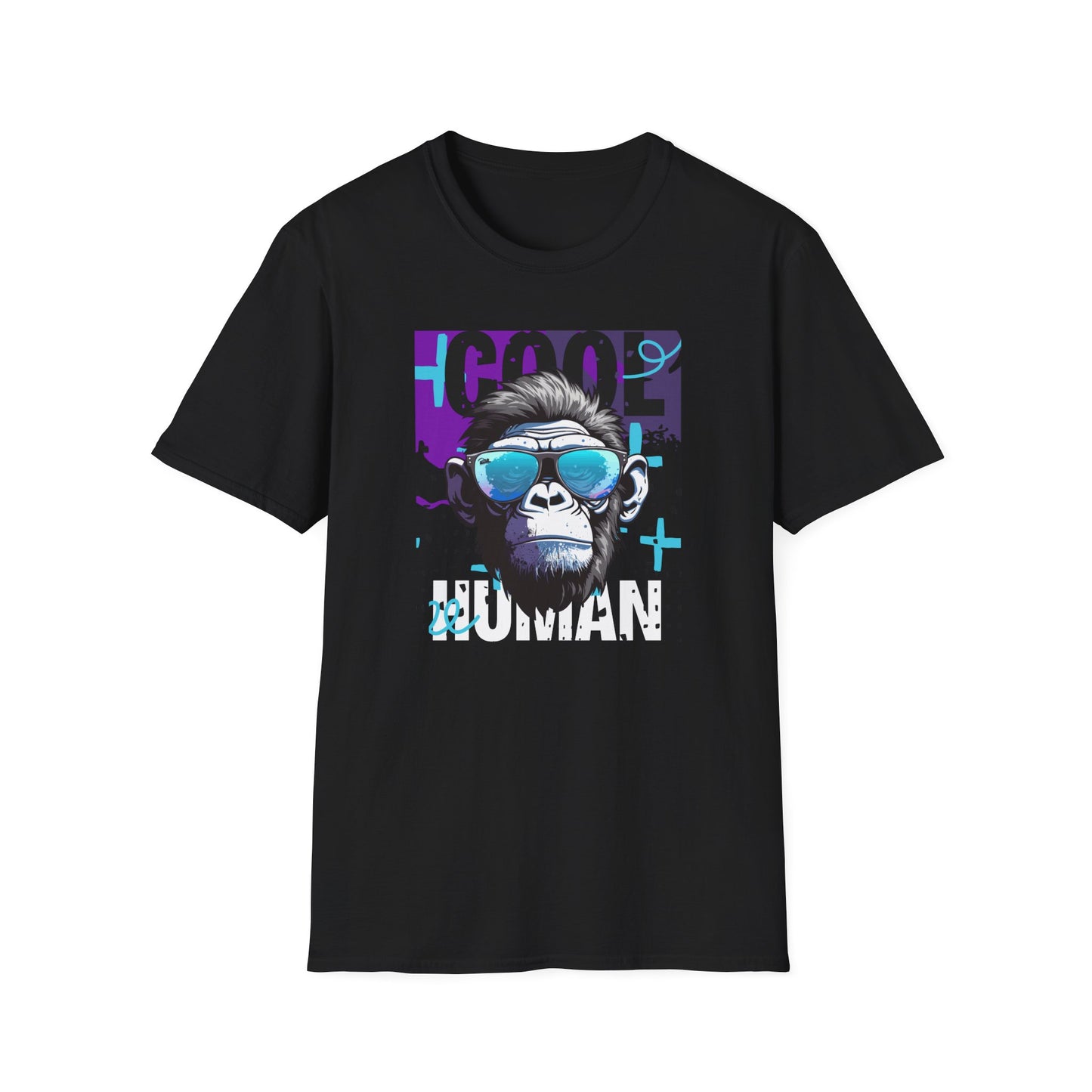 Cool Human Sassy Chimp in Shades Graphic Unisex T-Shirt