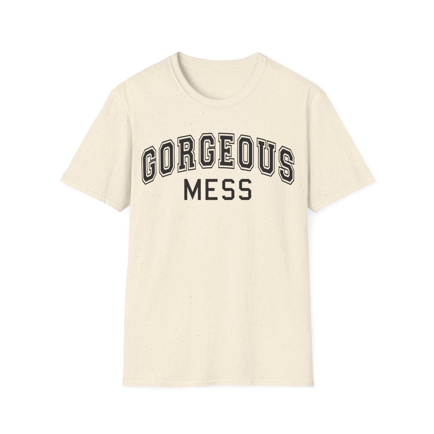 Gorgeous Mess Tee — Graphic Casual Statement T-Shirt