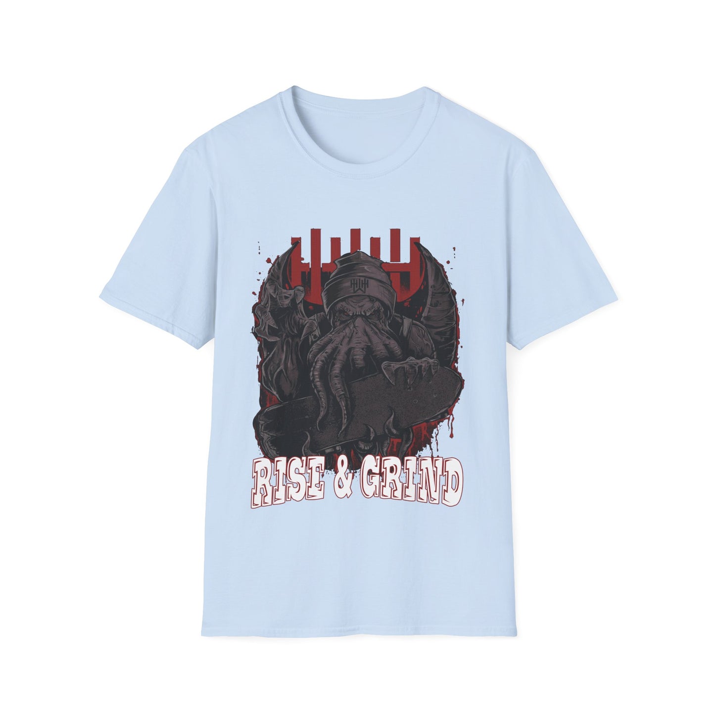 Rise & Grind Cthulhu Graphic T-Shirt
