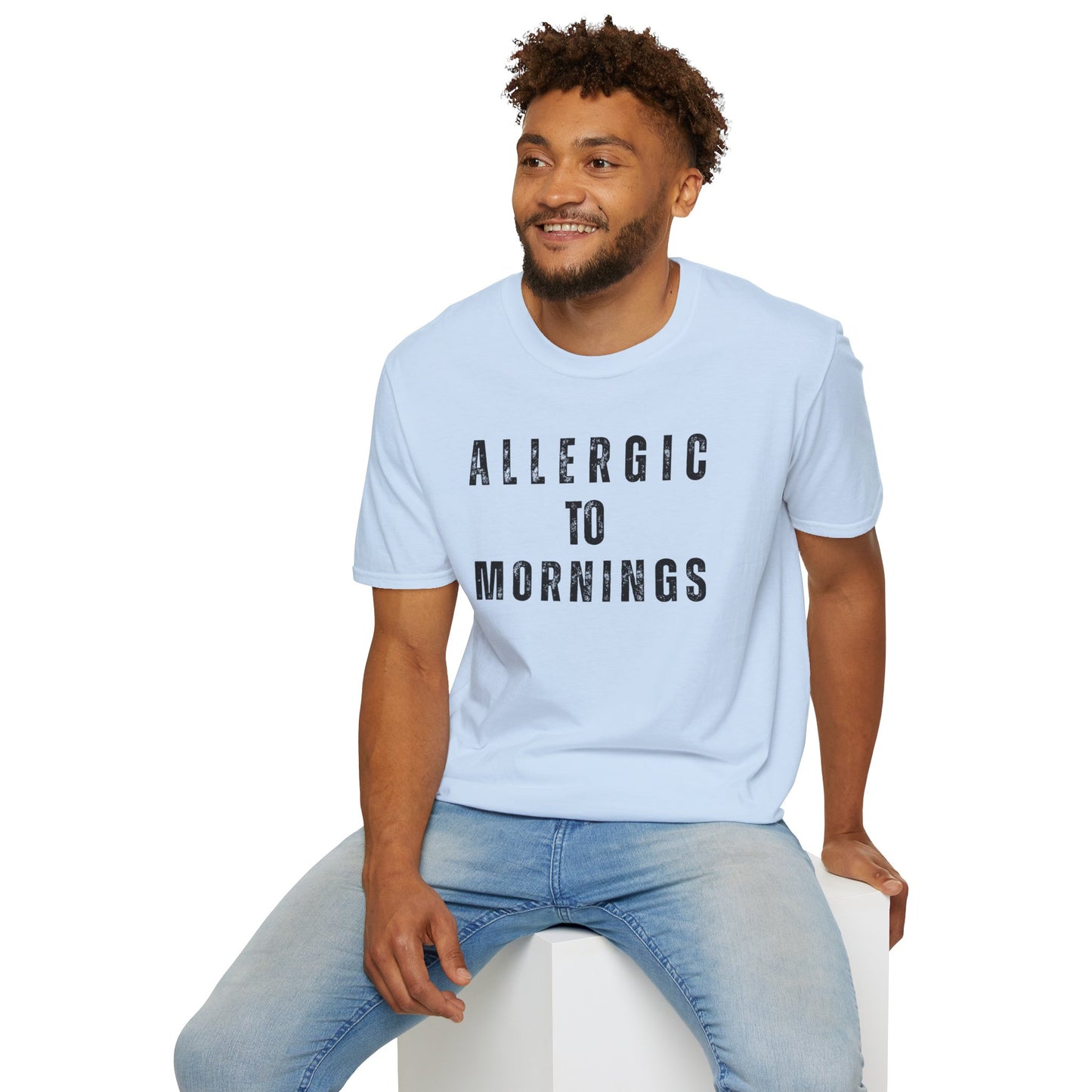 Allergic to Mornings Unisex Tee