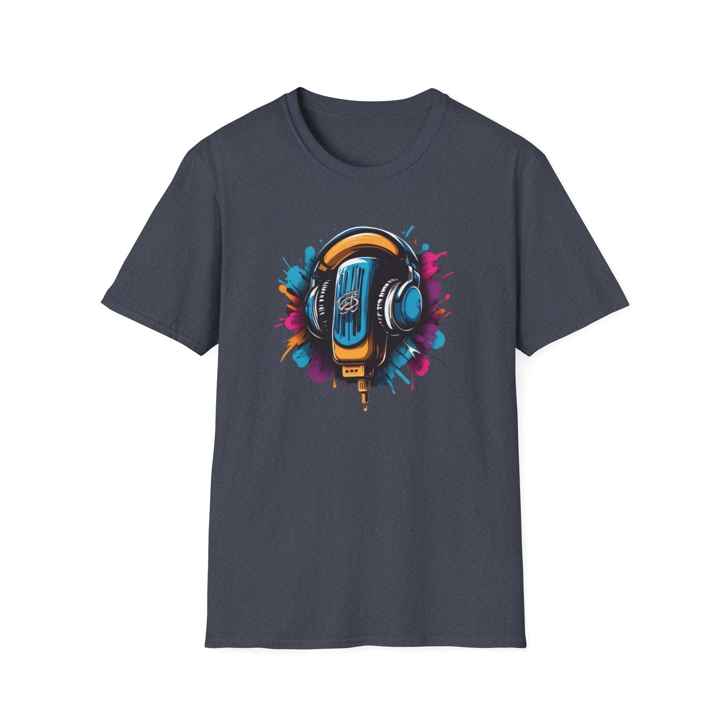 Mic & Headphones Graphic Unisex T-Shirt