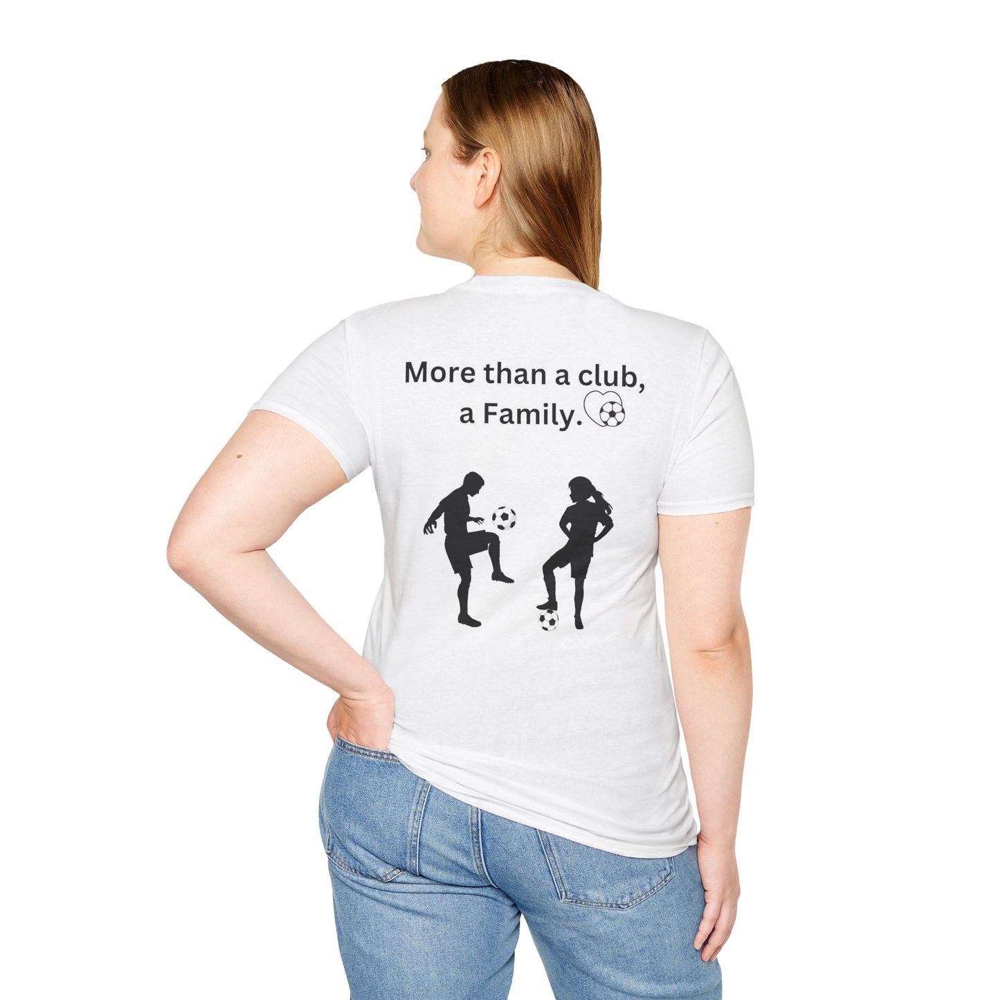 La Celeste S.C More than a Club , A Family - Unisex Softstyle T-Shirt