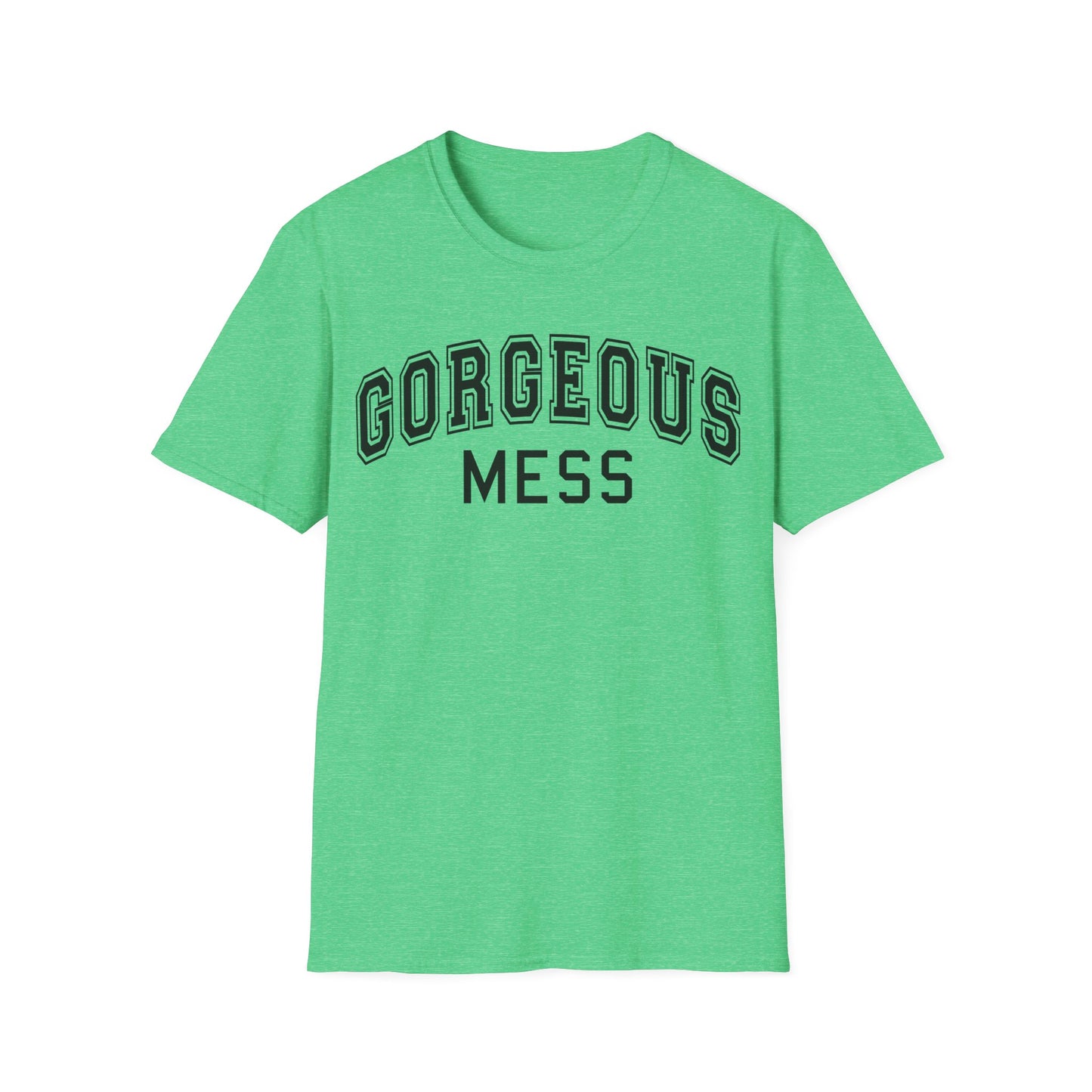 Gorgeous Mess Tee — Graphic Casual Statement T-Shirt