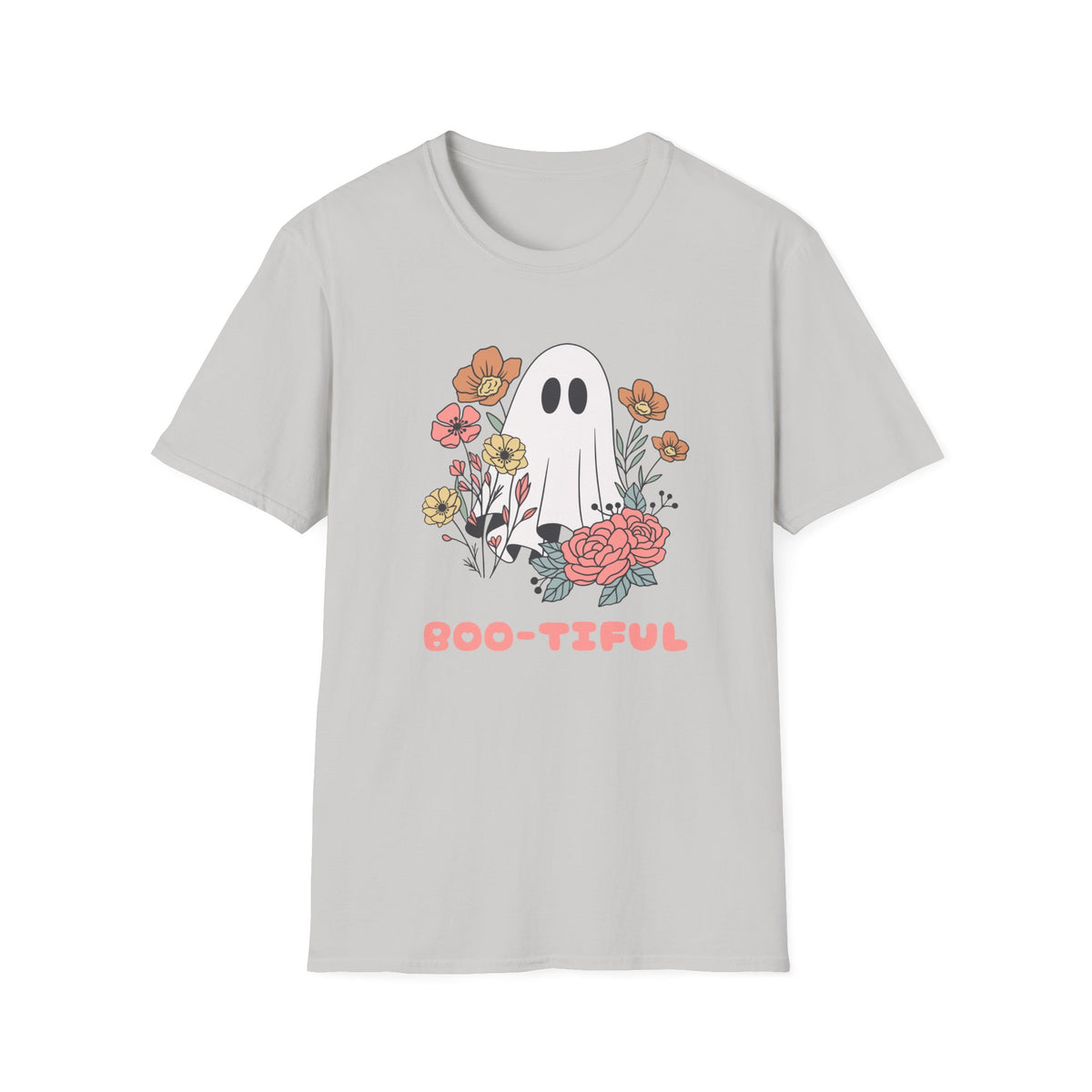 Boo-teful Ghost Floral T-Shirt