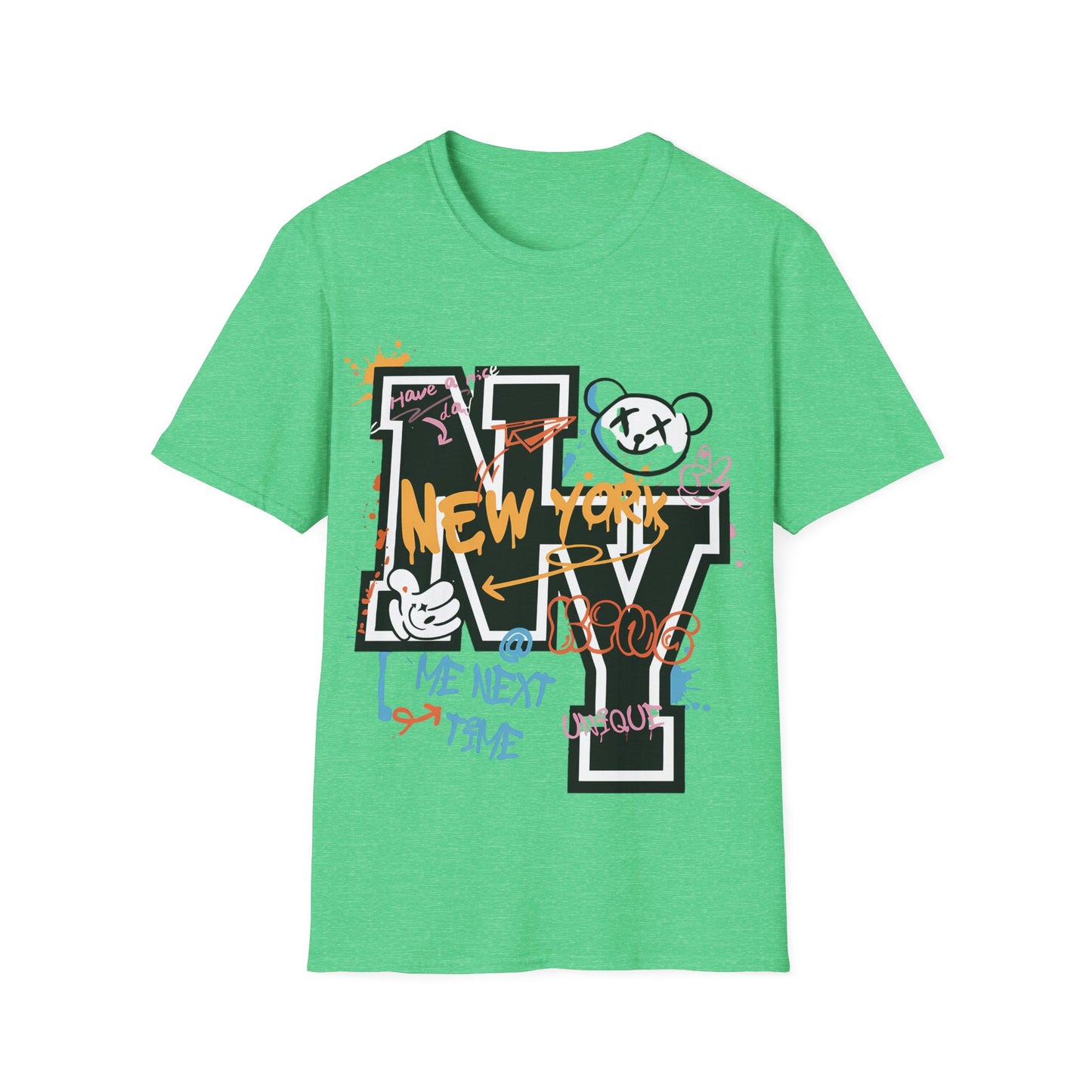 New York Graffiti NY Letter T-Shirt — Urban Street Art Tee