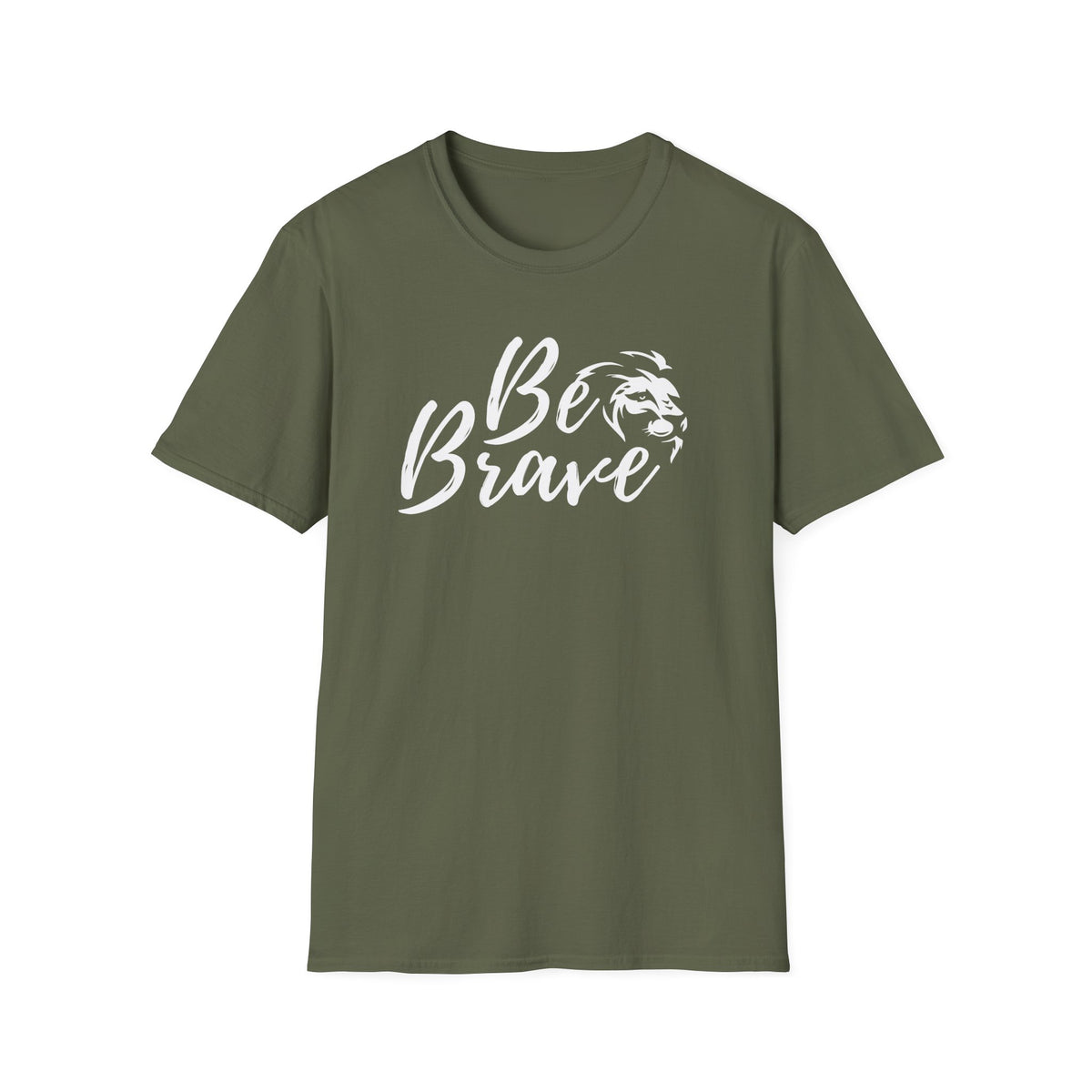 Be Brave Lion T-Shirt – Inspirational Courage Tee for Women & Men