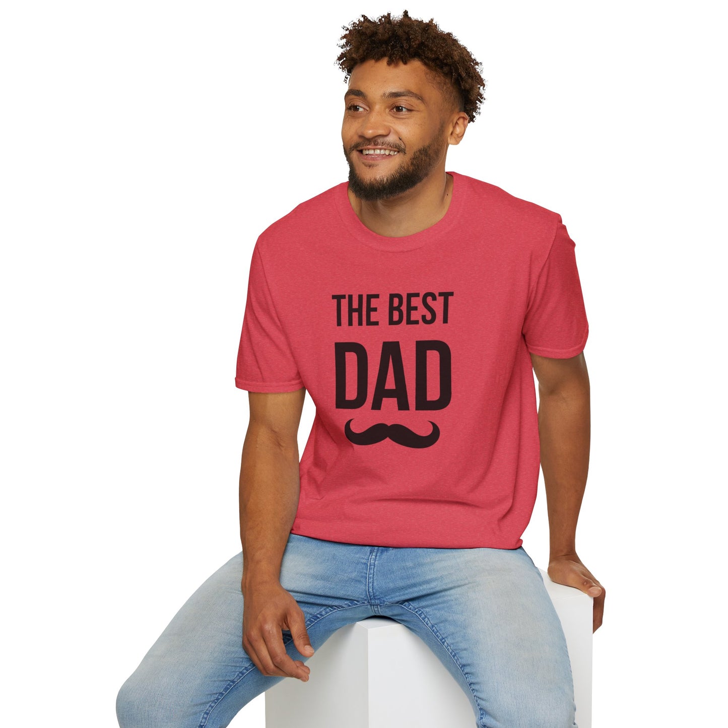 The Best Dad Mustache T-Shirt