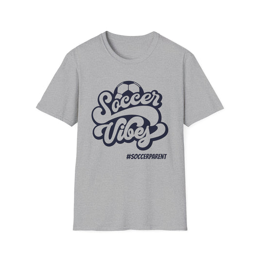 Soccer Vibes Unisex Softstyle T-Shirt for Soccer Parents