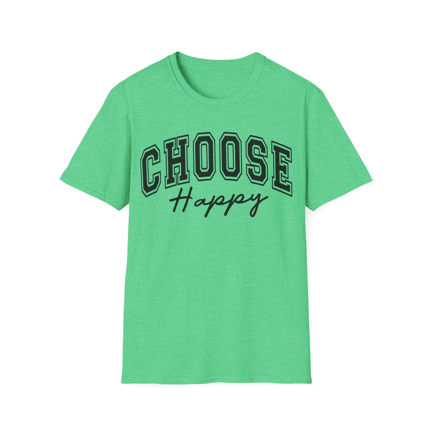 Choose Happy T-Shirt — Positive Message Graphic Tee