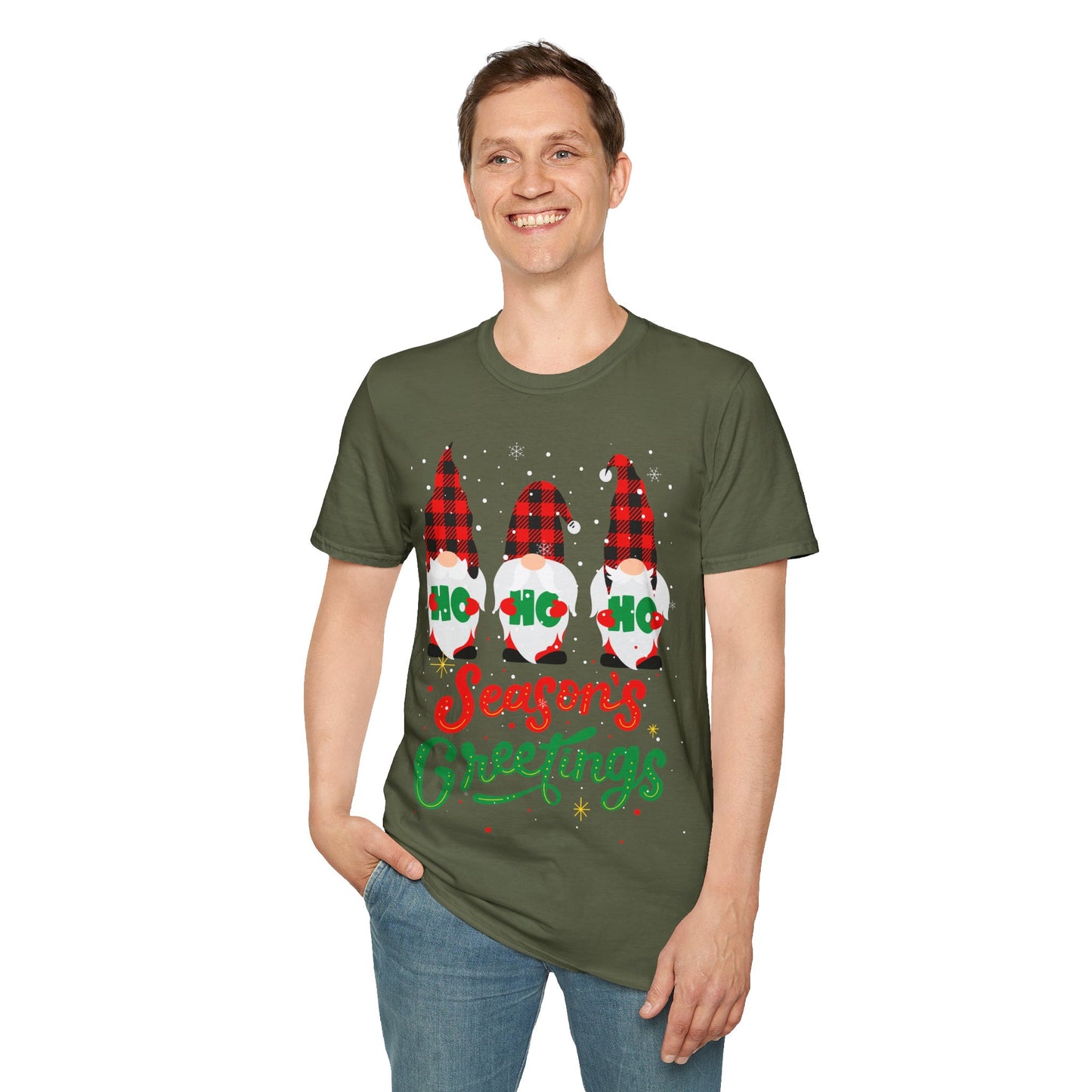 Season's Greetings Gnome Unisex T-Shirt