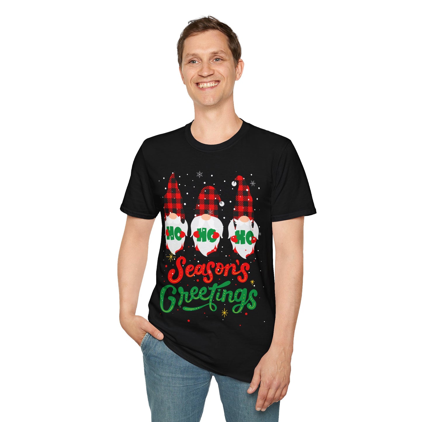 Season's Greetings Gnome Unisex T-Shirt