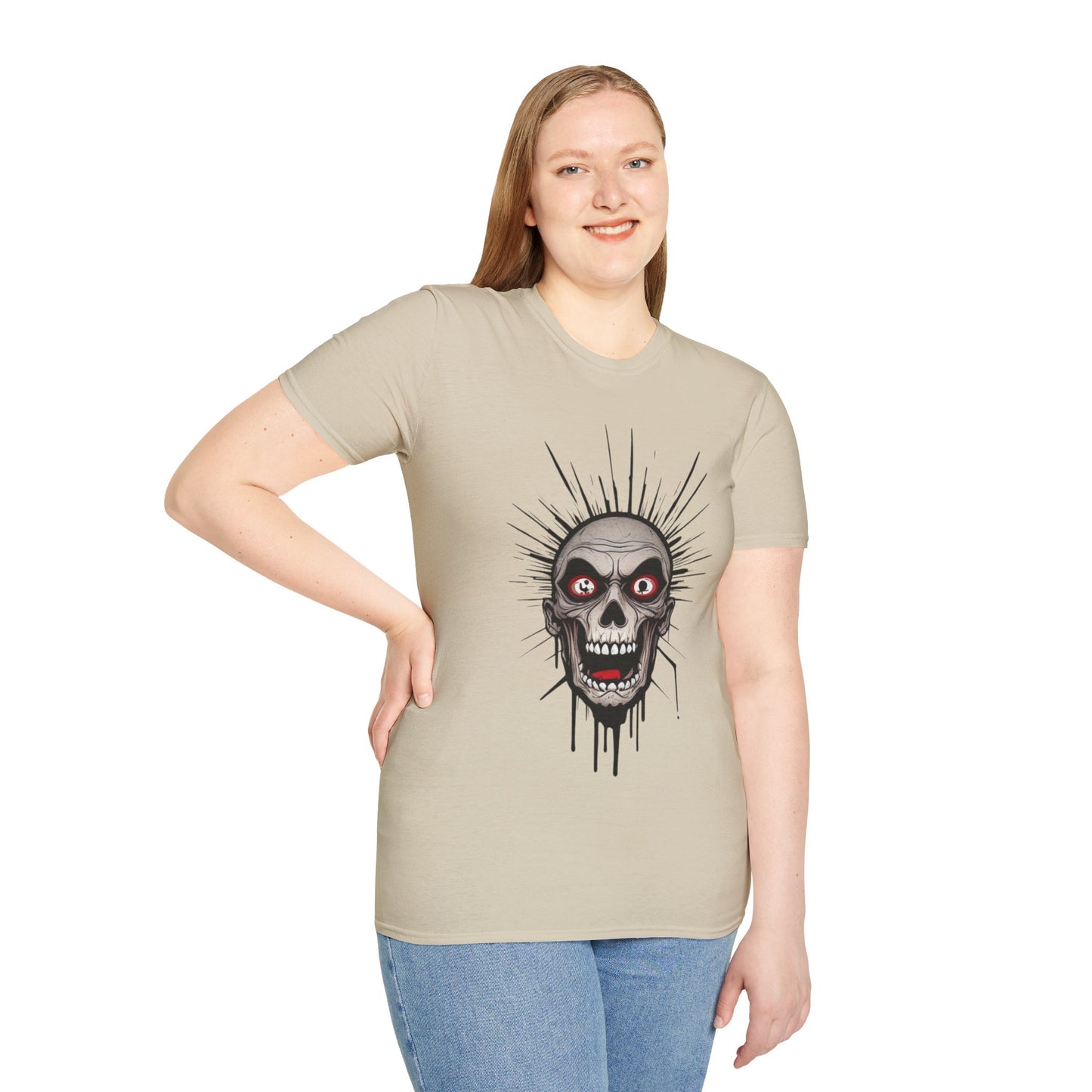 Screaming Skull Graphic Unisex Tee