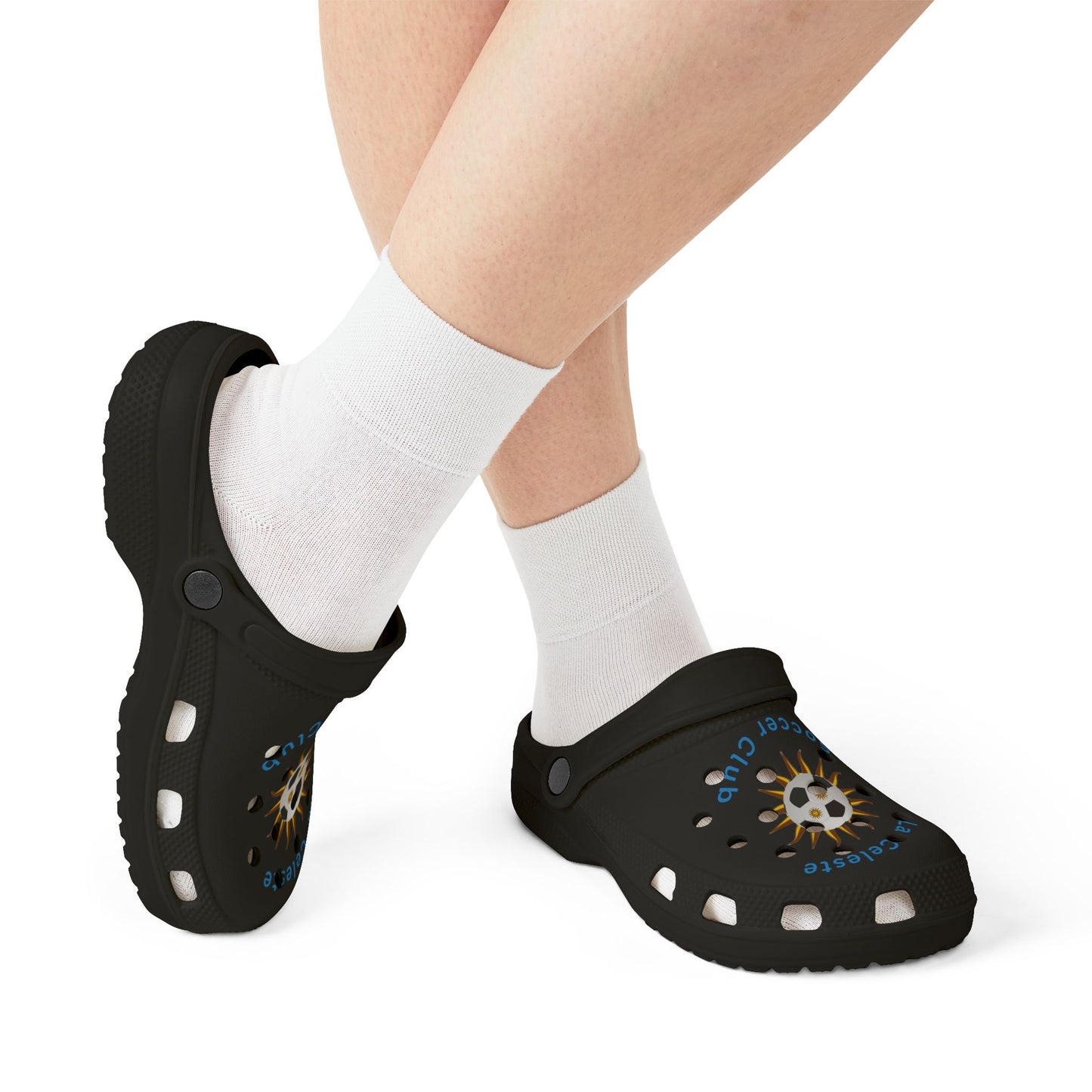 La Celeste S.C. Unisex  Shoes, Sporty Summer Sandals, Stylish Outdoor Footwear, Perfect for Soccer Practice