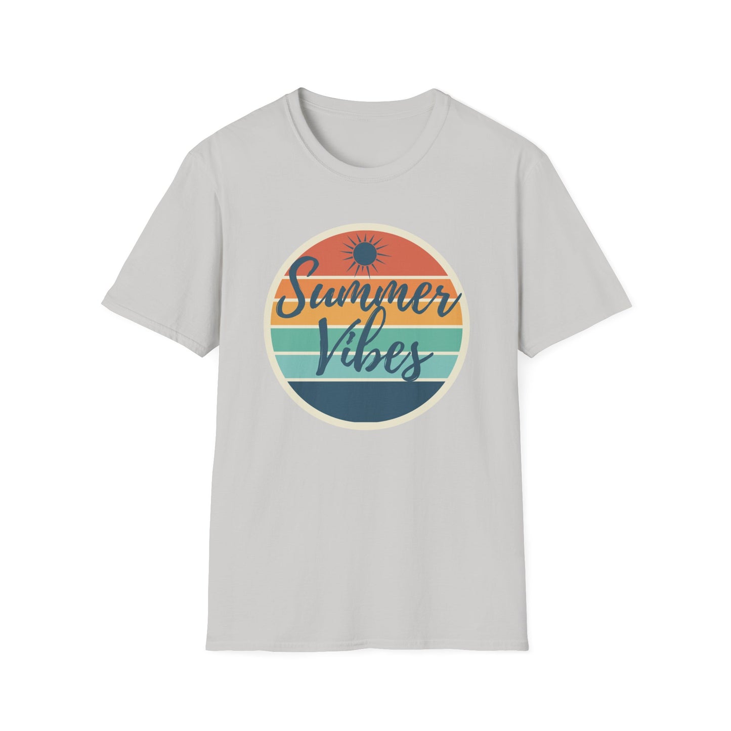Summer Vibes Sunset Graphic Unisex Tee
