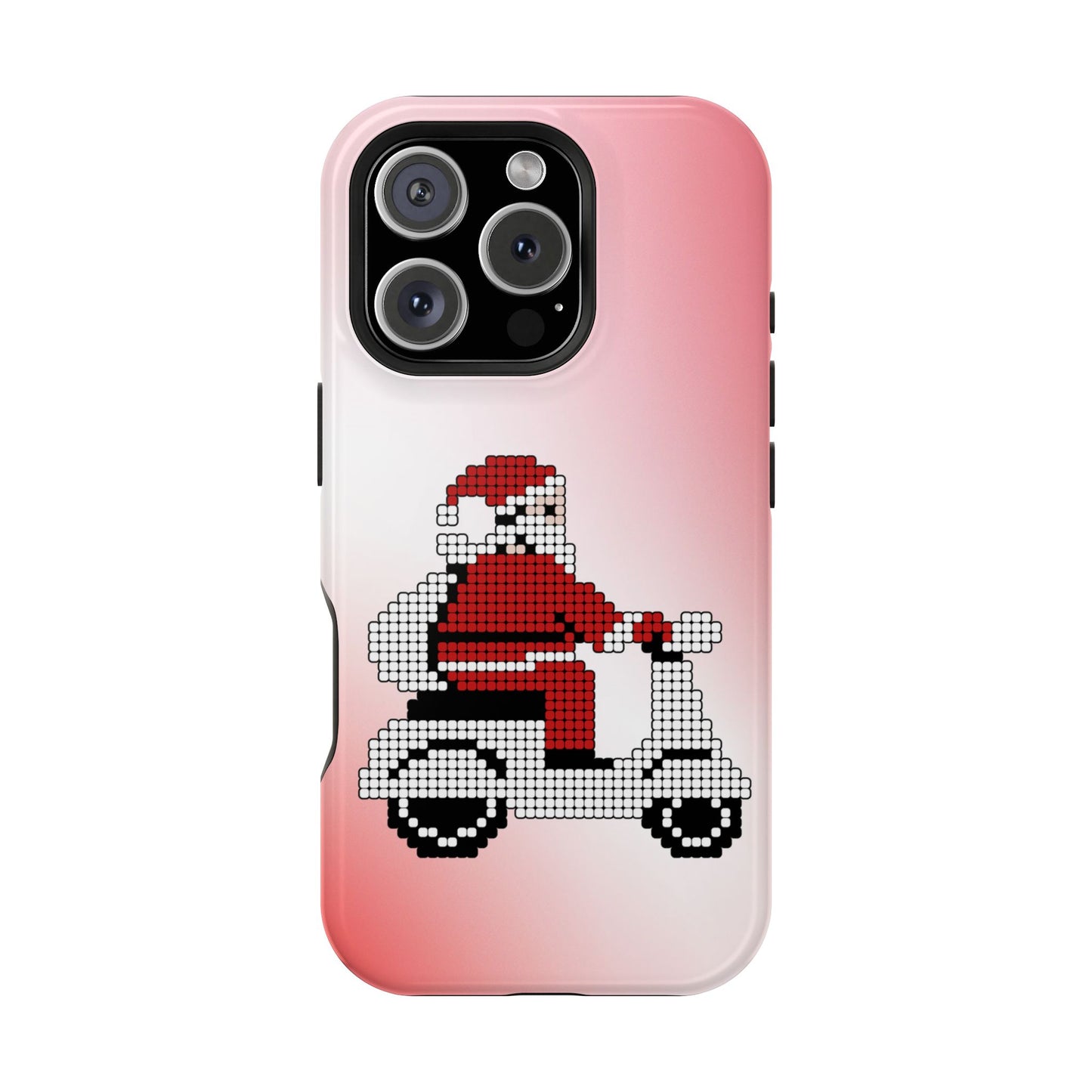 Sleighin' It: Santa's Motorcycle Journey Phone Case