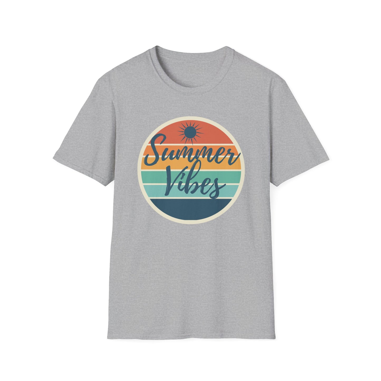 Summer Vibes Sunset Graphic Unisex Tee
