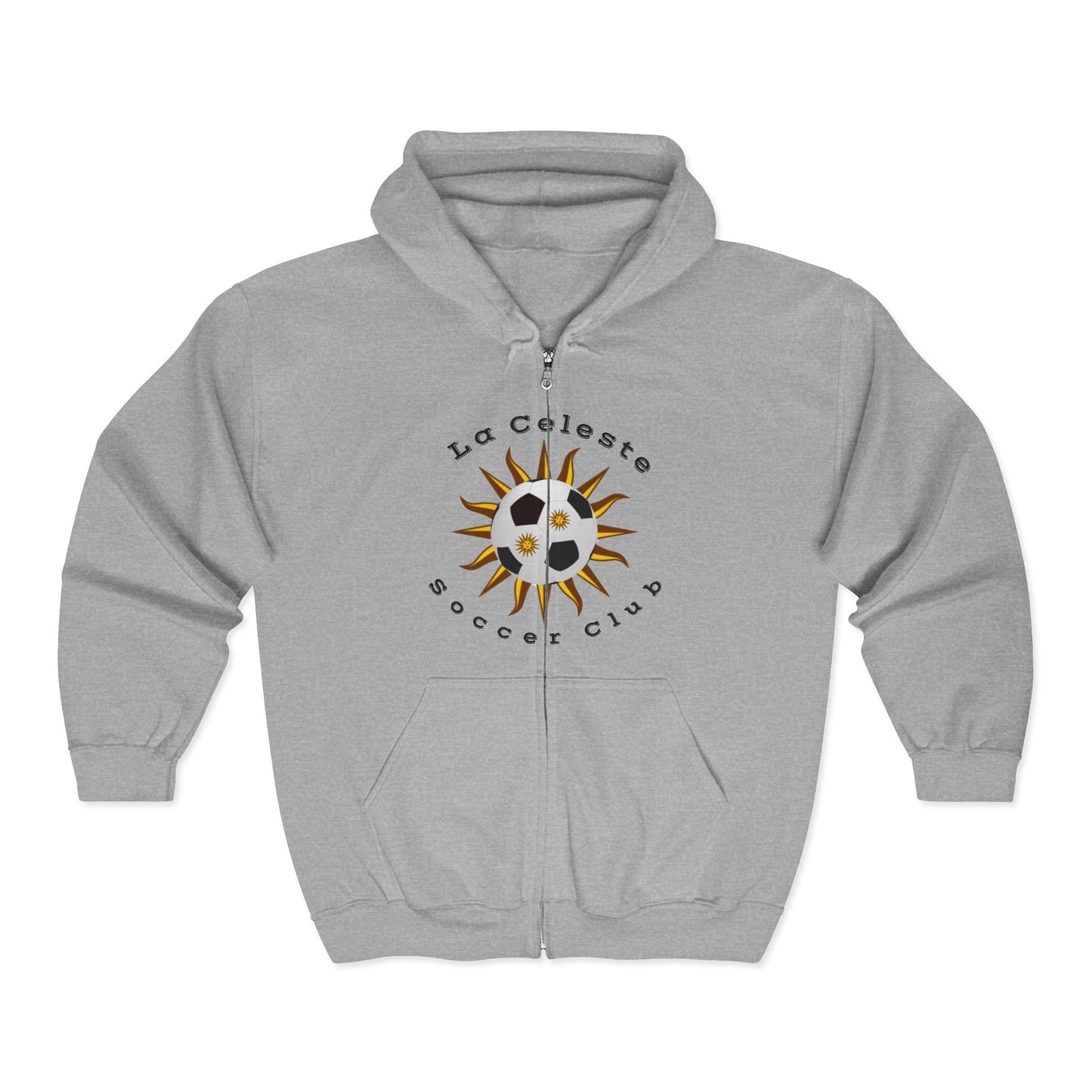 La Celeste S.C Unisex Heavy Blend™ Full Zip Hooded Sweatshirt