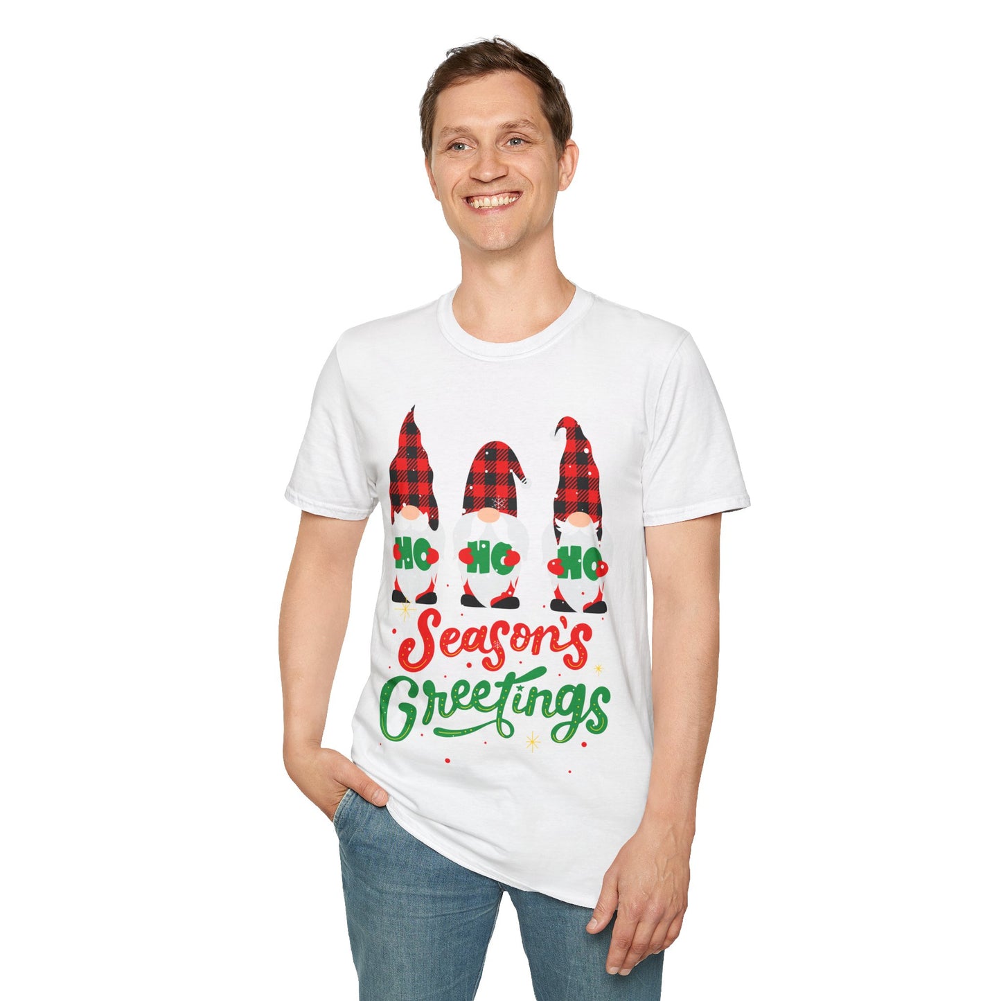 Season's Greetings Gnome Unisex T-Shirt