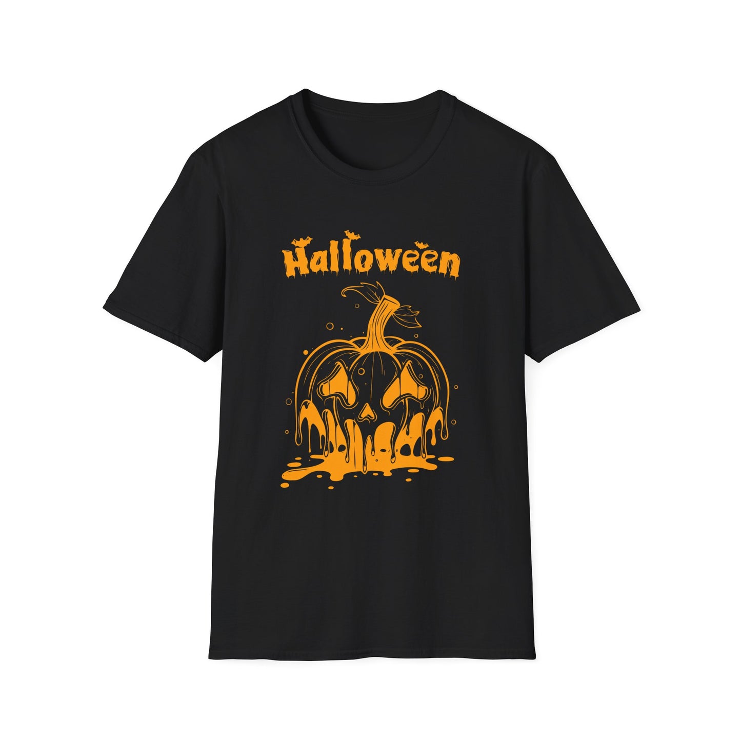 Halloween Dripping Pumpkin Unisex T-Shirt