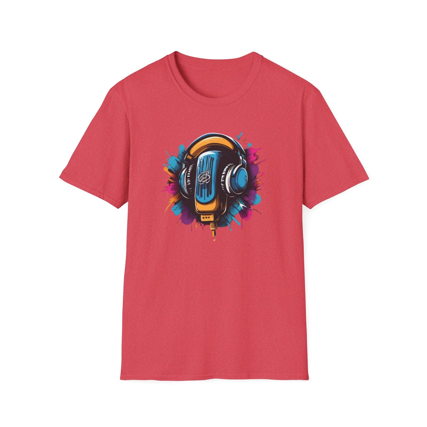 Mic & Headphones Graphic Unisex T-Shirt