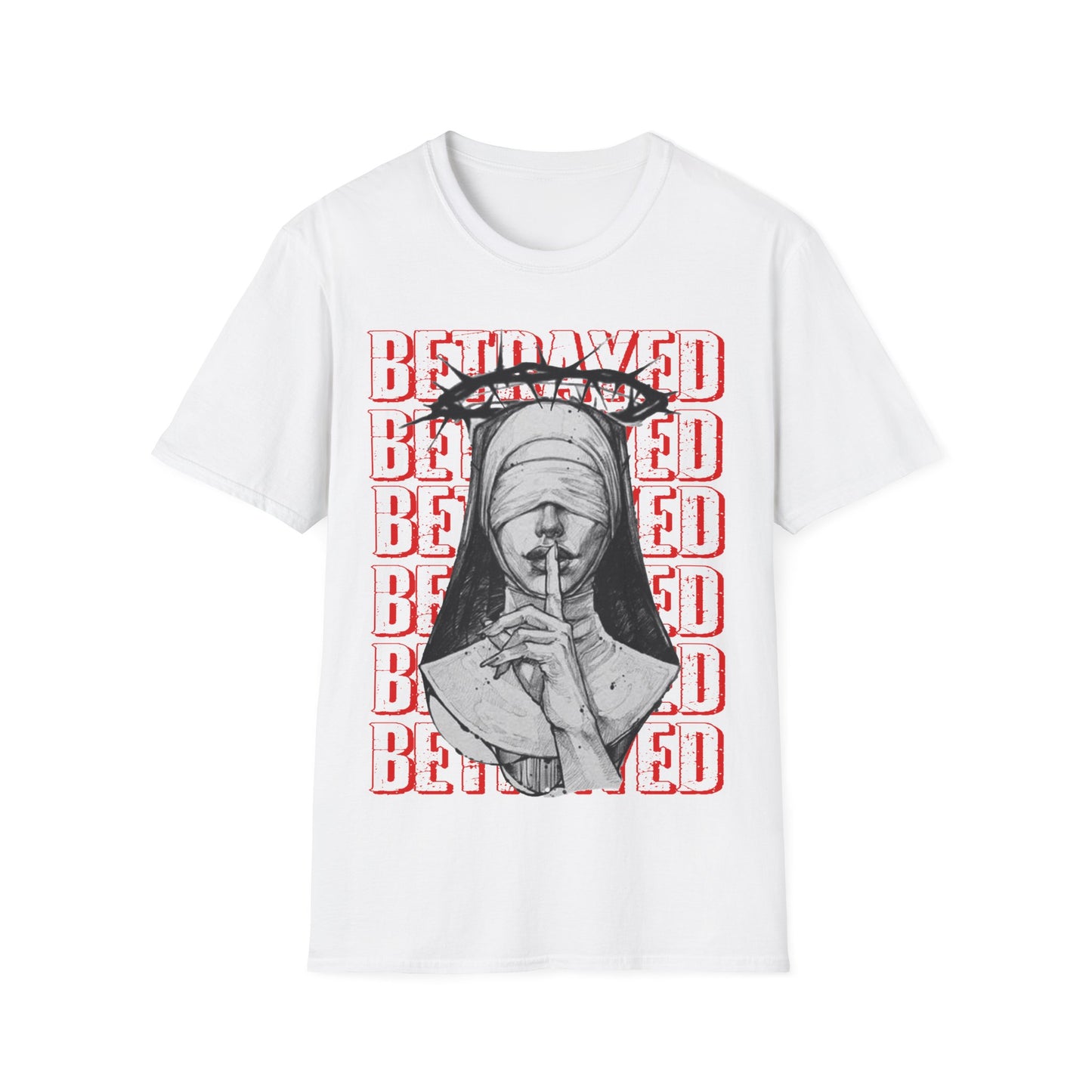 Whispers of Betrayal Dark Nun Graphic Unisex Tee