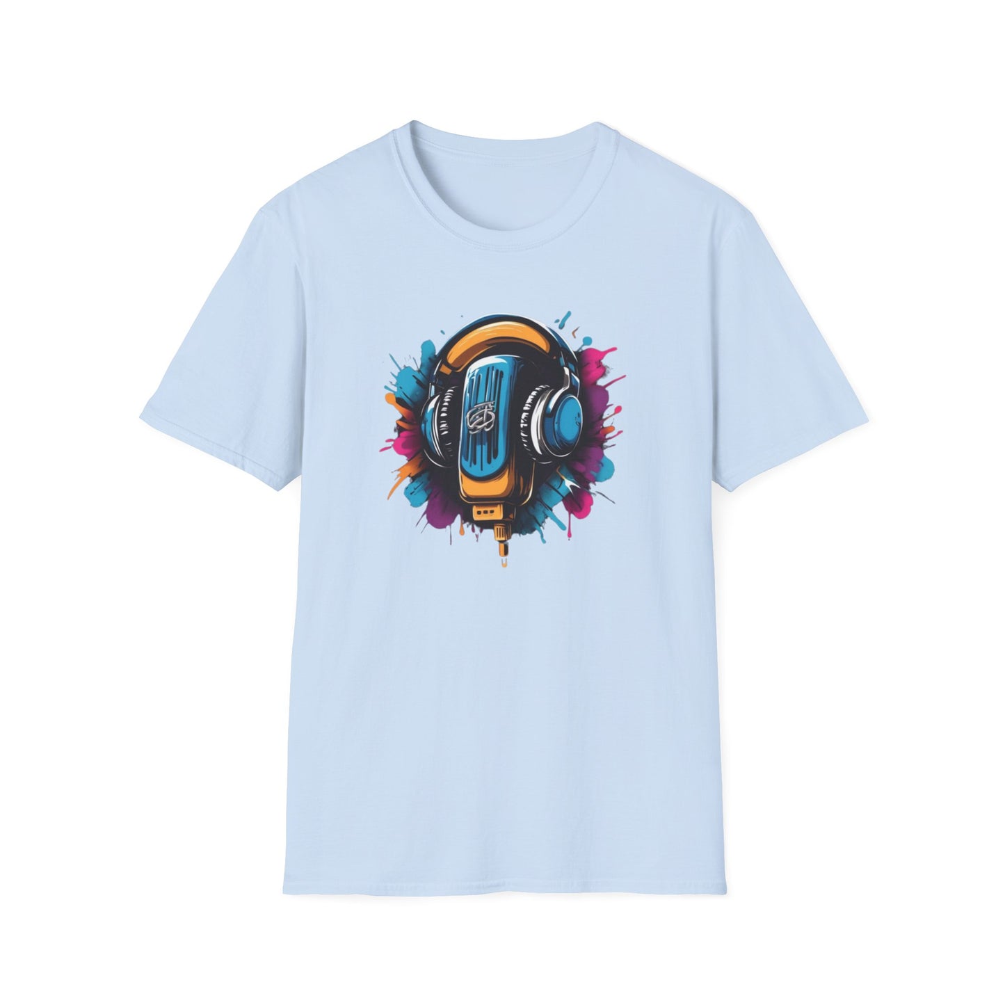 Mic & Headphones Graphic Unisex T-Shirt