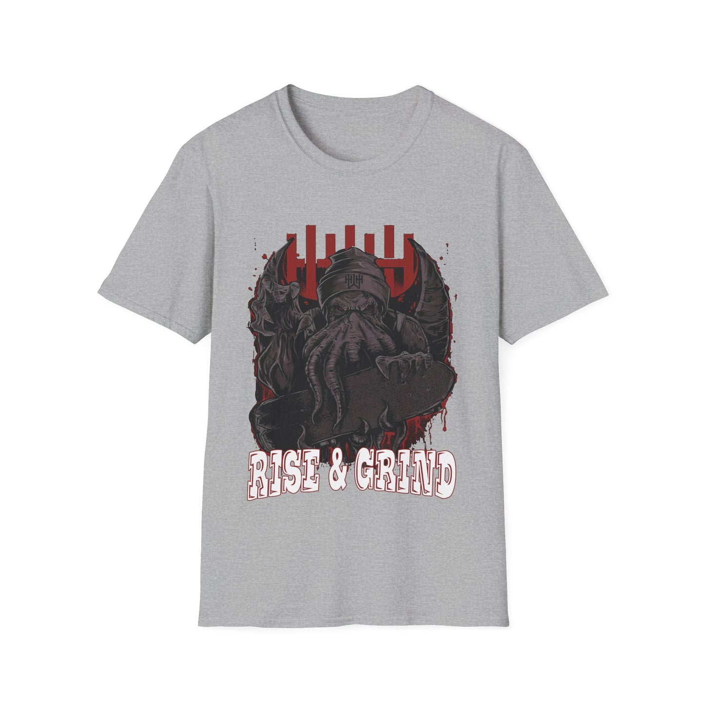 Rise & Grind Cthulhu Graphic T-Shirt