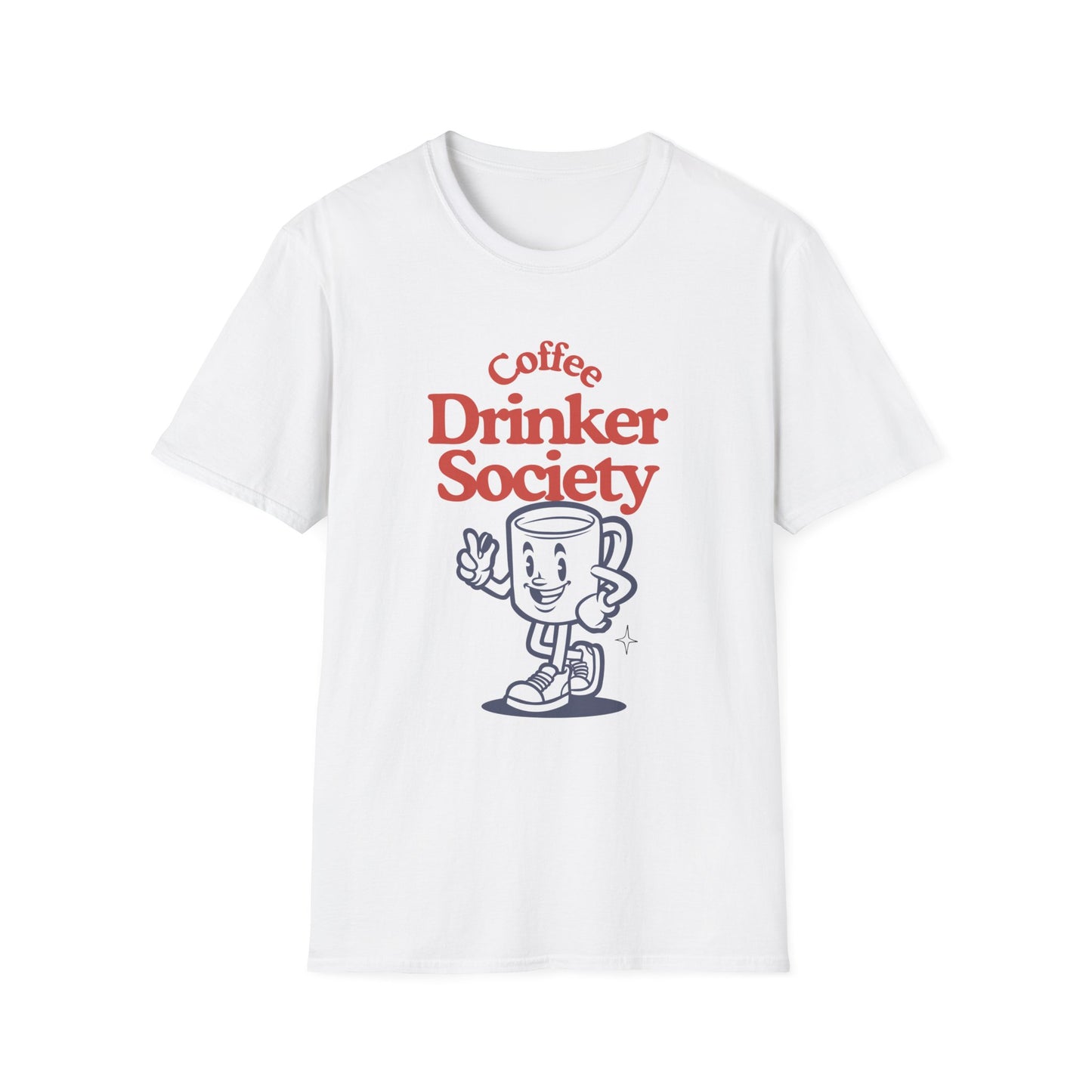 Coffee Drinker Society Unisex T-Shirt - Fun & Casual Coffee Lover Tee