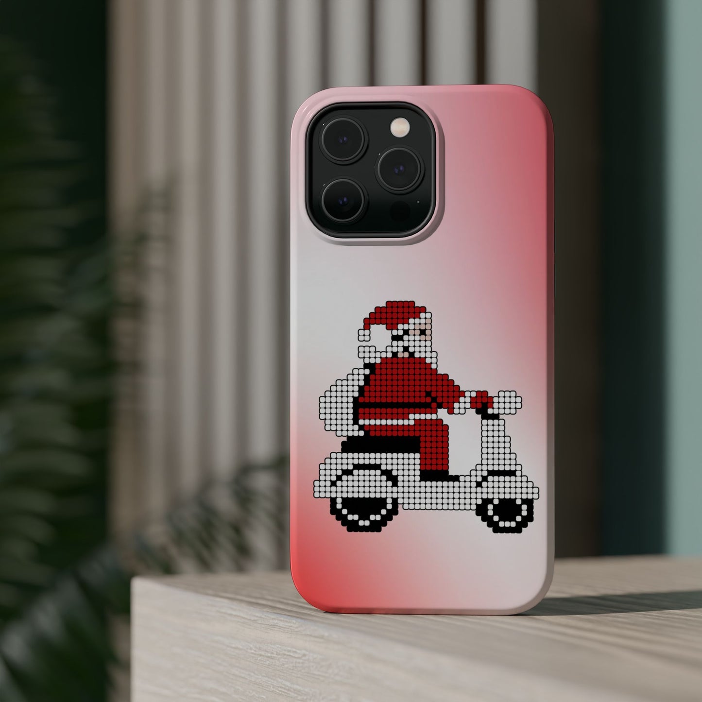 Sleighin' It: Santa's Motorcycle Journey Phone Case