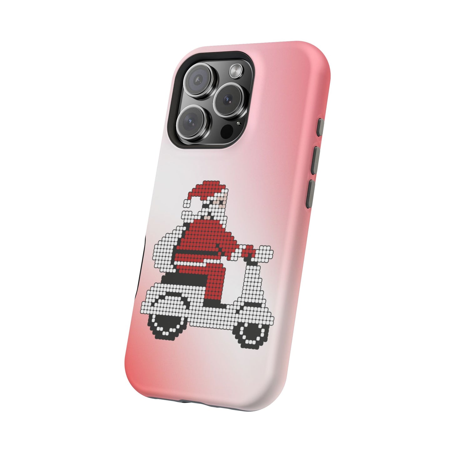 Sleighin' It: Santa's Motorcycle Journey Phone Case