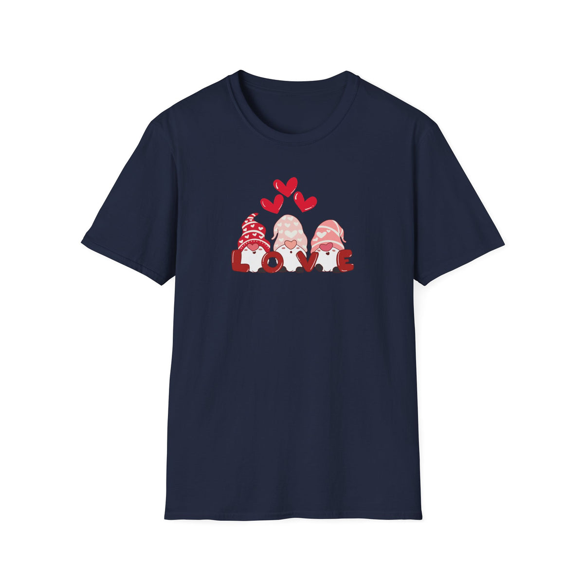 Love Gnome T-Shirt — Valentine’s Day Heart Gnomes Tee