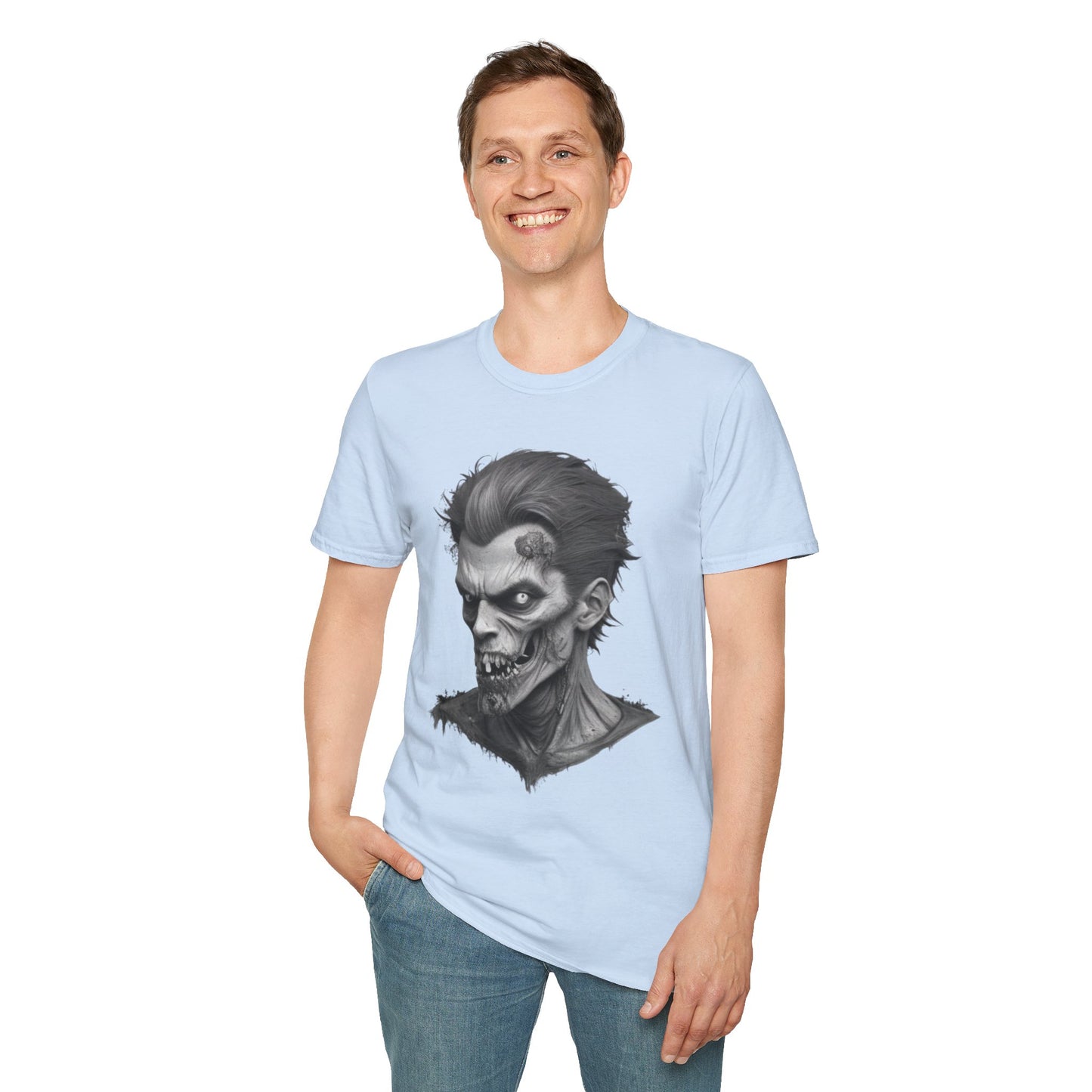 Dark Zombie Creepy Graphic Unisex Tee