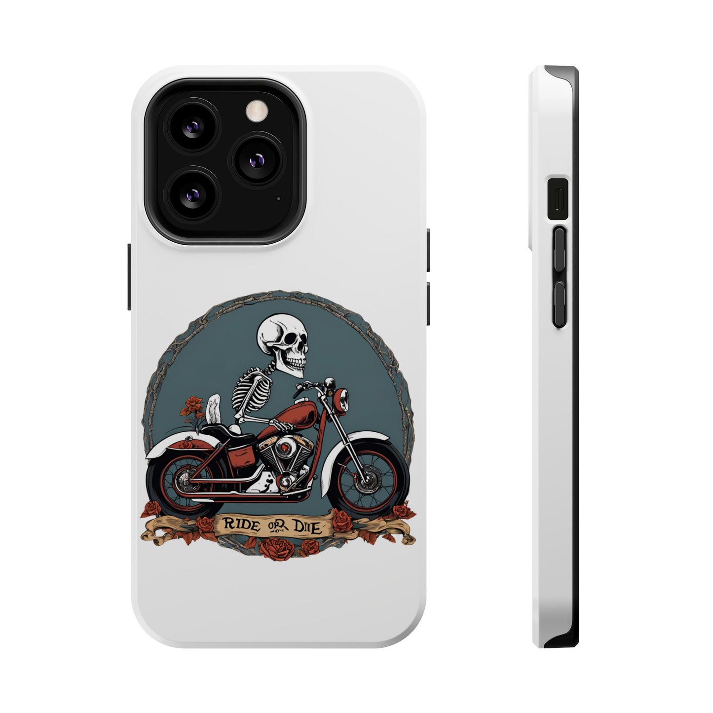 Ride or Die: Skeleton iPhone Case