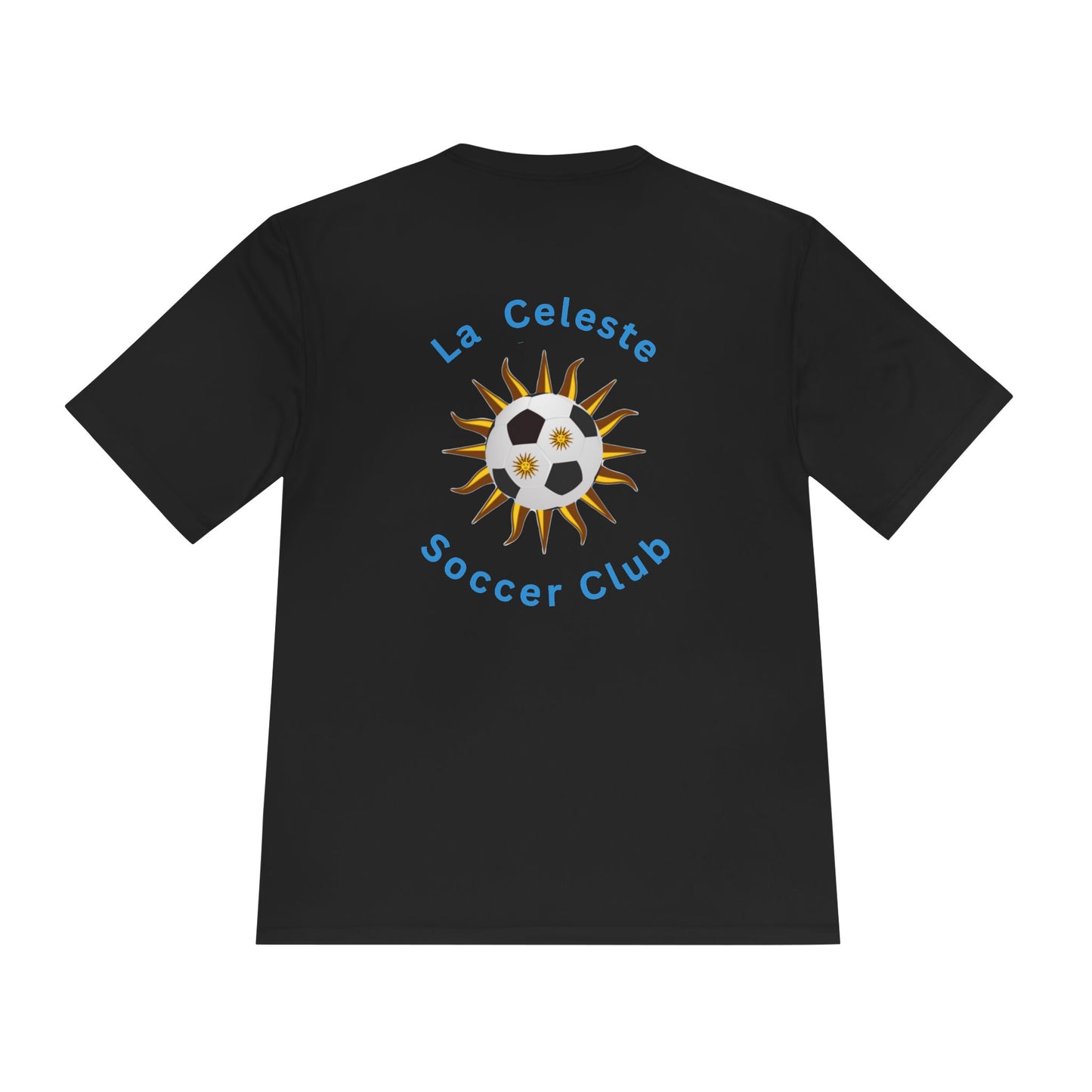 La Celeste S.C. Dad Tee — Moisture‑Wicking Soccer Shirt