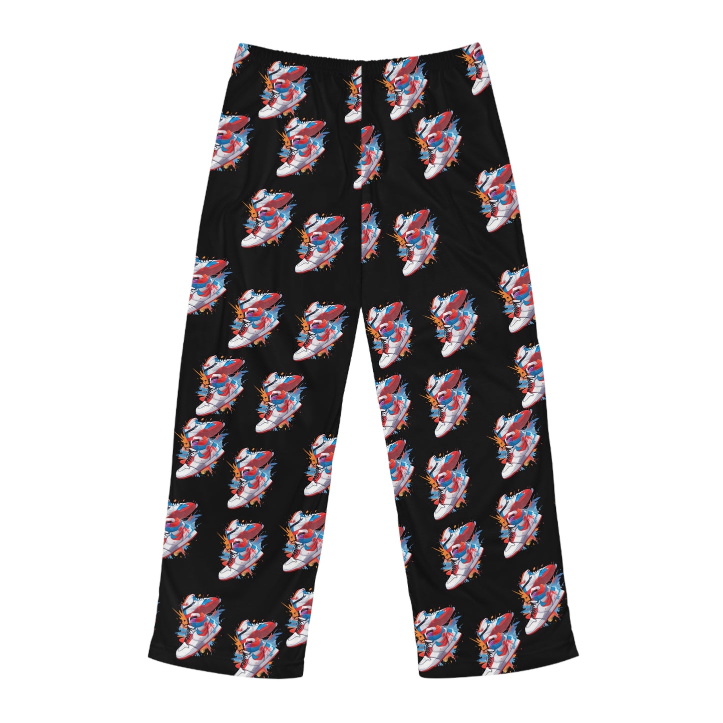 Cool Sneaker Head Print Pajama Pants