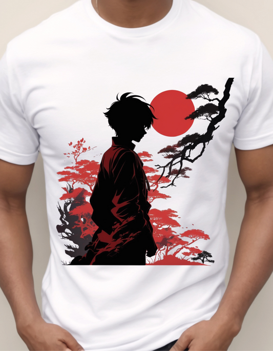 Anime-Inspired Japanese Graphic Unisex Tee