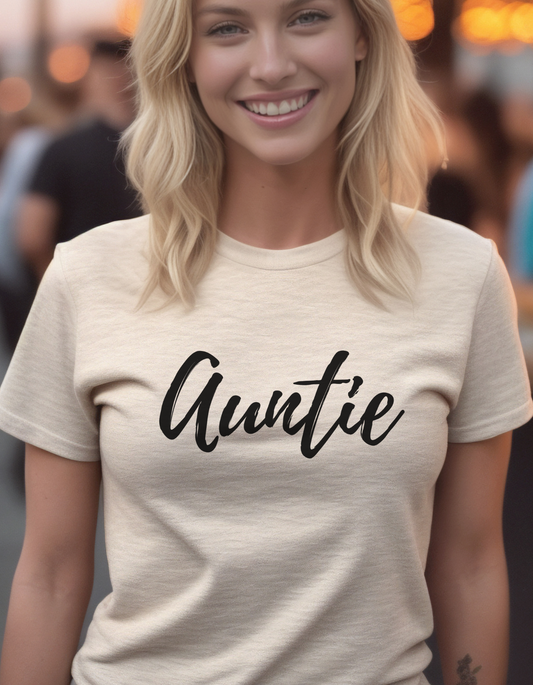 Auntie Script T-Shirt