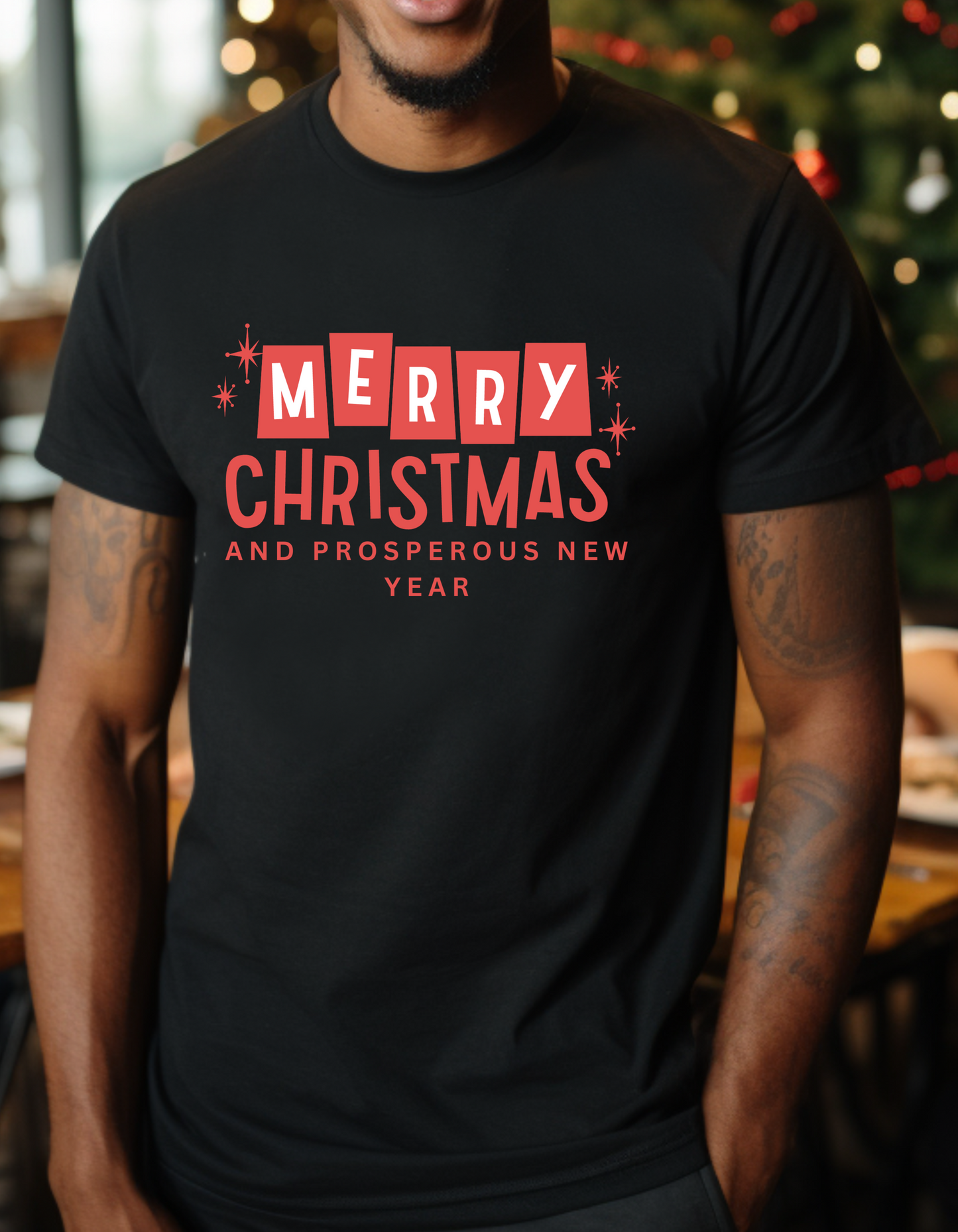 Merry Christmas & Prosperous New Year Unisex Tee