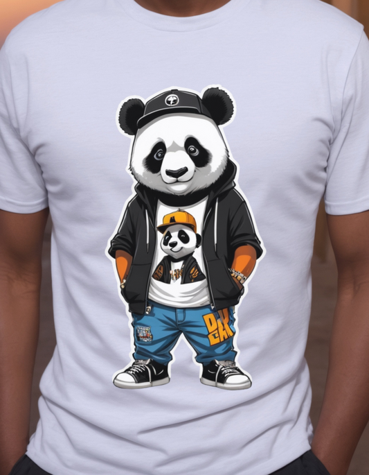 Panda Vibes Relaxed and Happy Unisex Tee