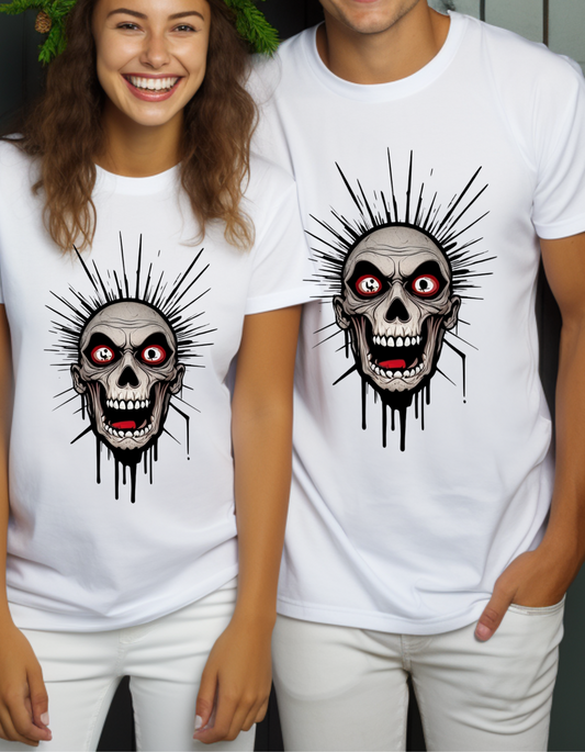 Screaming Skull Graphic Unisex Tee