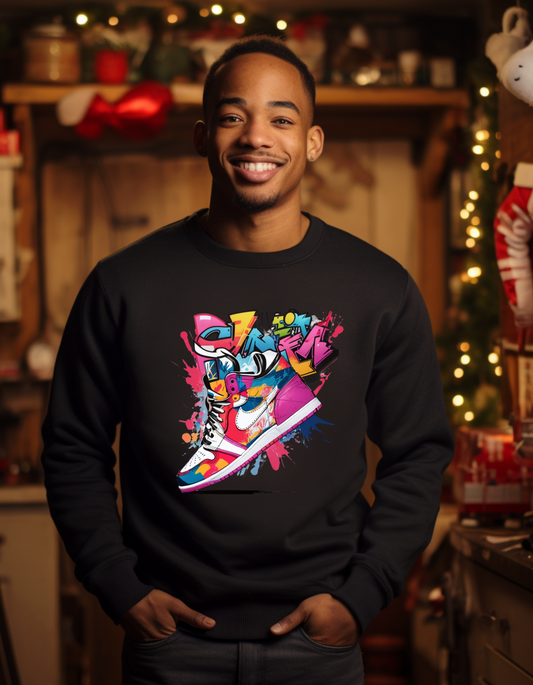 Sneaker Head Graphic Unisex Sweatshirt