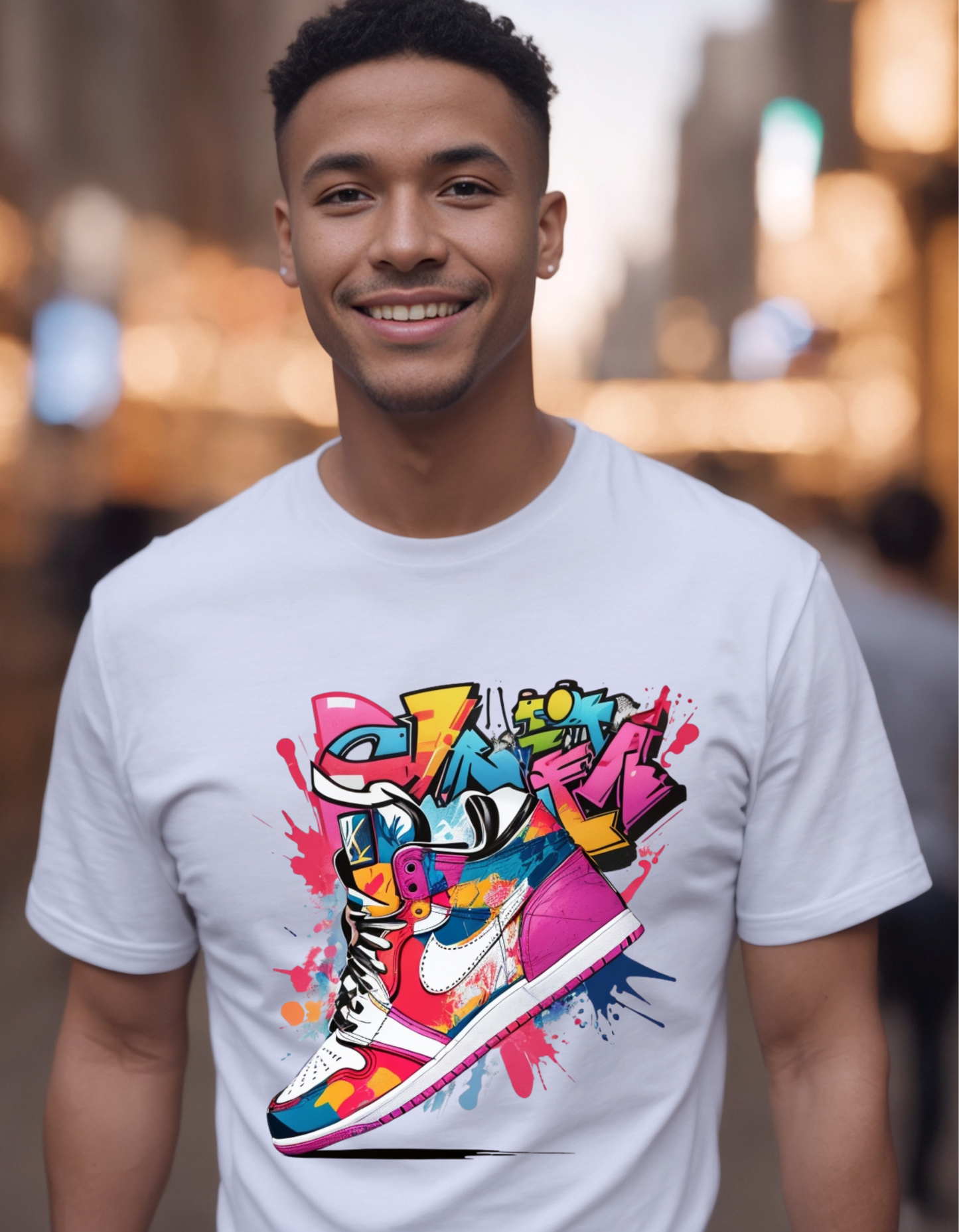 Sneaker Head Graphic Unisex T-Shirt